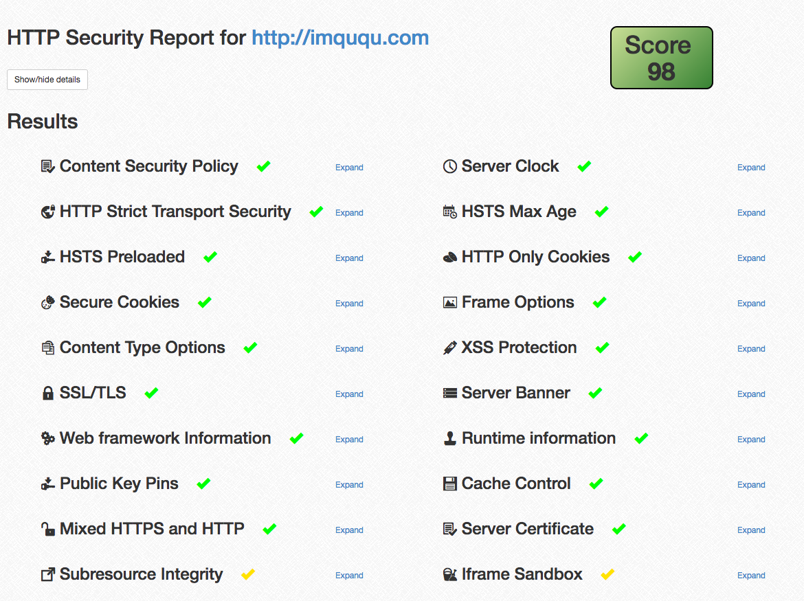 HTTP Security Report2